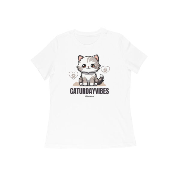 CaturdayVibes Half Sleeve T-Shirt